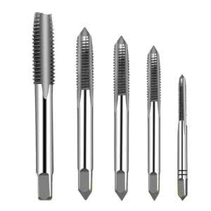 Jeu de tarauds métriques 5-en-1 HSS 6542 <span class=keywords><strong>pour</strong></span> vis à main, tarauds à filetage M3 M4 M5 M6 M8 à cannelures droites - Product Image 4
