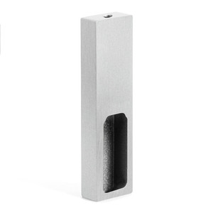 Simple guide basic system for basic wardrobe - zipper graphite finish silver finish - Product Image 2