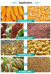 Trilladora de maíz multifuncional de suministro de fábrica, trilladora DE TRIGO portátil, trilladora de trigo de soja pequeña - Product Image 3
