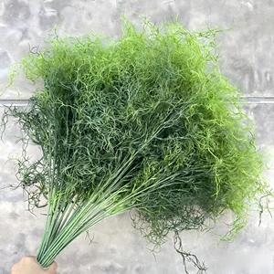 <span class=keywords><strong>Musgo</strong></span> Artificial <span class=keywords><strong>Español</strong></span> al por Mayor, Tillandsia Colgante, Decoración Verde para Bodas, Fondo, Pasillo, Mesa, Material Floral de Fábrica - Product Image 1