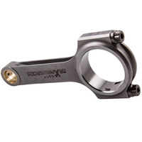 MaXpeedingrods H-Beam 4x Connecting Rods 150 mm untuk Mitsubishi 4G63 Eclipse Lancer EVO 4 - 9(7-Bolt) GEN 2