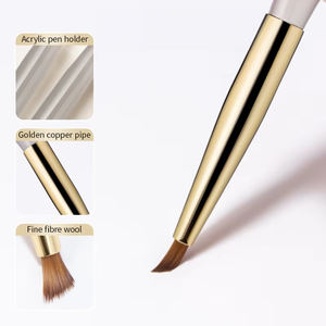R S ongles triangulaire peinture brosse ongles Art français lignes rayures grille <span class=keywords><strong>papillon</strong></span> Triangle peinture stylo manucure outils - Product Image 1