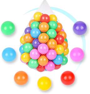 ลูกบอลพลาสติกหลากสีสัน เป็นมิตรกับสิ่งแวดล้อม ราคาประหยัด สำหรับเด็กเล่นในบ่อบอล - Product Image 4