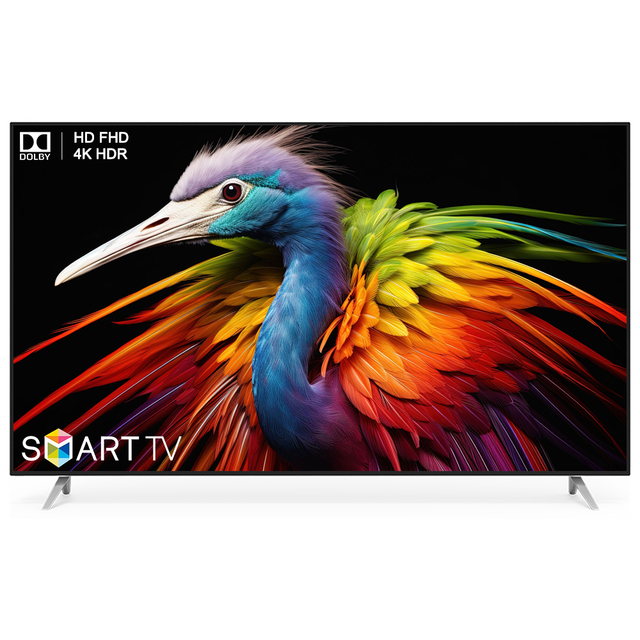 Factory Direct 85 Inch 4K UHD LED Smart TV with Built-In Speaker