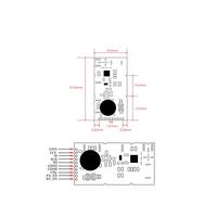 CC2500PA LNA IPEX Module de télécommande sans fil 2400MHZ 2.4Ghz 2.4G SPI 800m Module émetteur-récepteur à distance sans fil RF longue portée