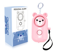 Llavero con Alarma de Seguridad y Luz LED para Mujeres, Niños y Ancianos