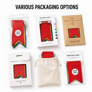 Drapeaux rectangulaires personnalisés avec logo, fanions en queue d'hirondelle pour événements extérieurs, cérémonies d'inauguration, fêtes, décoration de festivals - Product Image 6