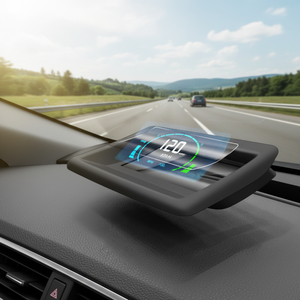 มาตรวัดความเร็วแบบดิจิตอลบนกระจกหน้ารถ ป้องกันแสงสะท้อน อุปกรณ์เสริมสำหรับจอแสดงผลอัตโนมัติ - Product Image 3