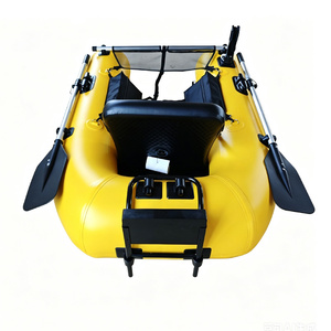Bote Neumático de <span class=keywords><strong>Pesca</strong></span> Individual Más Vendido en China, Tipo Belly Boat con Remos y Motor para Recreo - Product Image 1