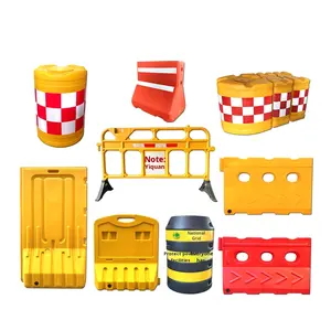 Barriera Stradale Riflettente a Tre Fori Anti-Collisione in Plastica per Isolamento Urbano - Product Image 2