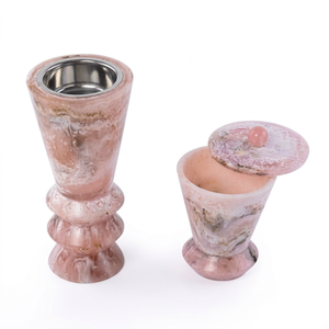 Juego de Quemador de Incienso Aromático Árabe con Caja de Almacenamiento de Resina para Bakhoor, Hecho a Mano, Ecológico, 100% Natural - Product Image 1