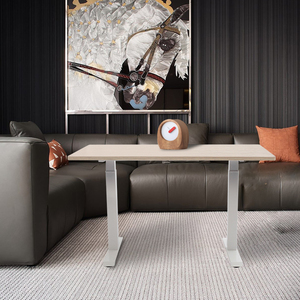 Escritorio Eléctrico Extensible y Convertible Moderno para Oficina, con Doble Motor, Ergonómico, de Acero Inoxidable y Madera, para <span class=keywords><strong>Pedidos</strong></span> al por Mayor - Product Image 6