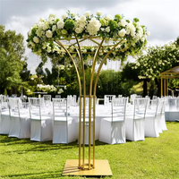 Arche de mariage haute et grande en acier inoxydable, support floral, décoration personnalisable, montage facile