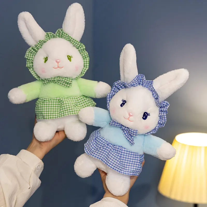新しいデザインカスタマイズされたぬいぐるみかわいい動物ロリータウサギのおもちゃ子供ギフト