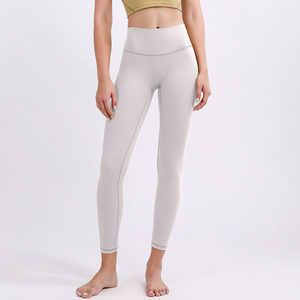 Leggings de Yoga Sólidos para Mujer, Cintura Alta, Nailon, Pantalones Deportivos de Yoga, Fabricante, Leggings para Gimnasio, Fitness y Entrenamiento - Product Image 1
