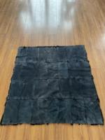 Natürliche Kaninchenfell-Decke 120x120cm Weiche Rexfell-Decke für Heimdekoration und als Geschenk