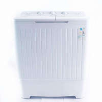 Lave-linge semi-automatique compact à double bac, personnalisé, pour petits ménages, à économie d'énergie, avec une capacité de 7 kg, pour hôtels