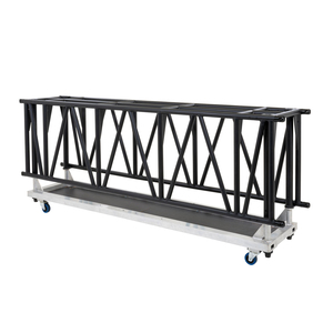 Tyler Black Powder Coated 5FT 8FT 10FT Pre-Rig Truss Aluminum Light Truss <b>Adjustable</b> Height Stackable Vertical Use - Product Image 5
