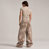 Fabricant OEM en gros de jeans baggy pour hommes, personnalisés, effet délavé, coupe oversize à jambe large, en denim de coton épais, style streetwear