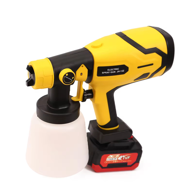 18V 180W Mini Cordless Spray Painting Gun DIY Lithium Battery Machine with Two Batteries and Charger