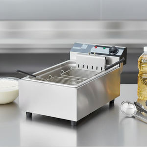 Freidora Comercial <span class=keywords><strong>de</strong></span> un Solo <span class=keywords><strong>Tanque</strong></span> XMG <span class=keywords><strong>de</strong></span> 30L, Freidora Eléctrica <span class=keywords><strong>de</strong></span> Acero Inoxidable <span class=keywords><strong>de</strong></span> Gran Capacidad <span class=keywords><strong>para</strong></span> Cocina <span class=keywords><strong>de</strong></span> Restaurante - Product Image 1