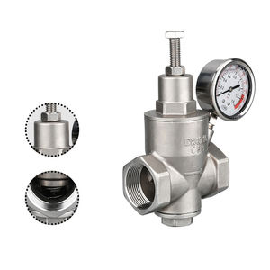 Vanne de réduction de <span class=keywords><strong>pression</strong></span> à solénoïde en acier inoxydable 304 Alahot OEM ODM, type piston, réglable, connexion filetée pour conduite d'<span class=keywords><strong>eau</strong></span> - Product Image 1