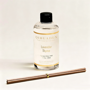 Difusor <span class=keywords><strong>de</strong></span> Aromas Ecológico con Recarga <span class=keywords><strong>de</strong></span> <span class=keywords><strong>Lavanda</strong></span> y Tomillo Natural, 200 ml, Aroma Floral y Herbal <span class=keywords><strong>de</strong></span> Larga Duración para el Hogar y el Dormitorio - Product Image 2