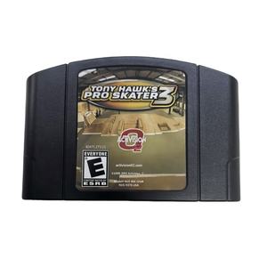 Cartouche de jeu vidéo <span class=keywords><strong>Tony</strong></span> <span class=keywords><strong>Hawk</strong></span> Pro Skater 1 2 3 pour Nintendo 64 en anglais, accessoires de jeu N64 - Product Image 3