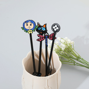 Juego <span class=keywords><strong>de</strong></span> Brochas <span class=keywords><strong>de</strong></span> Maquillaje <span class=keywords><strong>de</strong></span> Dibujos Animados <span class=keywords><strong>de</strong></span> Alta Calidad al por Mayor, 4 Piezas, <span class=keywords><strong>Coraline</strong></span> <span class=keywords><strong>y</strong></span> <span class=keywords><strong>la</strong></span> <span class=keywords><strong>Puerta</strong></span> <span class=keywords><strong>Secreta</strong></span>, Juego <span class=keywords><strong>de</strong></span> Brochas <span class=keywords><strong>de</strong></span> Sombra <span class=keywords><strong>de</strong></span> Ojos <span class=keywords><strong>de</strong></span> Metal Negro, Regalos <span class=keywords><strong>de</strong></span> Halloween - Product Image 6