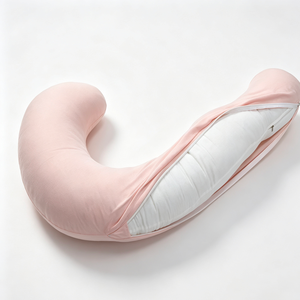 Almohada de Maternidad para Todo el Cuerpo con Funda Ultra Suave para Aliviar las Molestias <span class=keywords><strong>del</strong></span> <span class=keywords><strong>Embarazo</strong></span> en Todos los Trimestres - Product Image 2