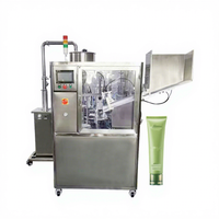 Machine automatique chaude de remplissage et de scellement de tube en plastique d'aluminium en métal de dentifrice pour la graisse
