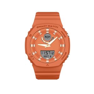 Vente chaude 2023 nouvelle mode écran rond montre intelligente android ios sport exercice élastique personnalisé oem jeune tendance étudiant - Product Image 5