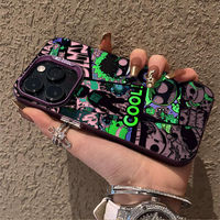 Coque de téléphone TPU tendance Hip-hop Graffiti Urbain IMD pour iPhone 17 16 15 14 13 12 11 Pro Max Plus