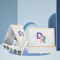 Maßgefertigte Geschenkbox-Ständer aus Beschichtetem Papier für Schmuck und Kosmetik mit Matt-Laminierung, Recycelbar und Personalisierbar