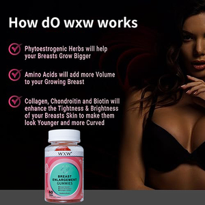 Custom Designed <b>Breast</b> Enlargement Gummies <b>Breast</b> <b>Enhancement</b> Healthcare Supplement Gummy Candy - Product Image 2