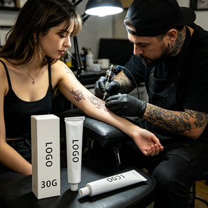 Quality Controlled Tattoo Balm, Diverse Concentration <b>Ranges</b> Portable Weights, Custom Print Logo Tattoo Care Cream for Lip - Product Image 5