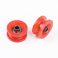 Rouleau en UHMWPE, nylon, POM, acétal, sur mesure, haute dureté, avec roulement, OEM, résistant à l'usure, roue de poulie