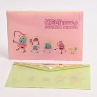 Carpeta con botón a presión A6, A5, A4, A3, sobres de PP de plástico y bolsas de archivo para archivo de documentos escolares y comerciales