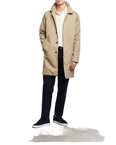 Manteau long unisexe Bearfit OEM 2025 en flanelle de laine écologique de haute qualité, coupe droite décontractée et ample pour l'automne et l'hiver - Product Image 2