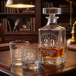 Vaso de <span class=keywords><strong>Whisky</strong></span> Patriótico con Diseño de Águila y Bandera de EE. UU., 250.º Aniversario, Vaso Old Fashioned de 10 oz para Bourbon, Cócteles, <span class=keywords><strong>Whisky</strong></span> y Ron, Ideal para Regalo - Product Image 5