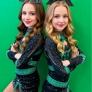 زي تشجيع مخصص للشباب بتصميم حسب الطلب، زي موحد للسيدات مطبوع بالتسامي، زي تشجيع فارغ للشباب - Product Image 2