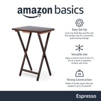 100% Natrual bambou bureau d'ordinateur Portable Snack Table canapé Table d'appoint pliante TV plateau Table pour salle à manger