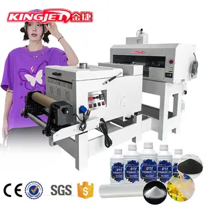 Digital factory 30 cm heat press machine 2 xp600 i1600 transfer dtf t shirt printing machine printer i3200 dtf impresora 60 cm