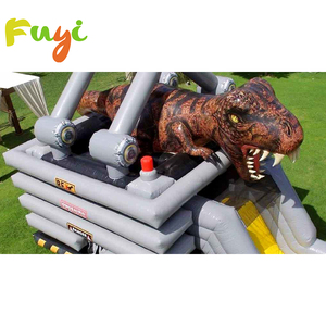 Chất lượng cao 9m khổng lồ <span class=keywords><strong>Inflatable</strong></span> khủng long Bouncer Dino bouncy lâu đài để bán - Product Image 5