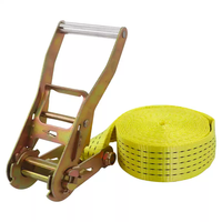 Sangle d'arrimage à cliquet en polyester de 2 pouces, 5000 kg, sans crochet, pour camion, palette, certifiée ISO 9001