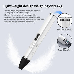 Lápiz de Impresión <span class=keywords><strong>3D</strong></span> con Filamento <span class=keywords><strong>PLA</strong></span>, Juego de Lápiz de Impresión <span class=keywords><strong>3D</strong></span> con Pantalla OLED de Temperatura, Lápiz de Dibujo Impresora <span class=keywords><strong>3D</strong></span> para Niños - Product Image 4