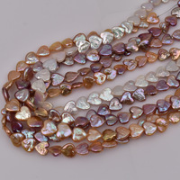 Perles en forme de cœur en gros, perles d'eau douce naturelles de 12-13 mm, perles en vrac pour la fabrication de bijoux