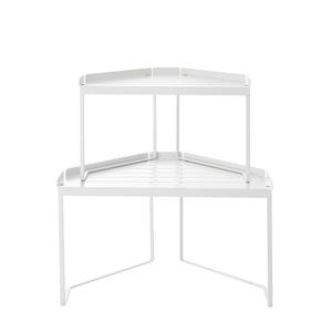 Metal Single-layer Stackable <strong>Corner</strong> Storage Rack Kitchen Spice Storage Countertop Pot Holder <strong>Corner</strong> Shelf for <strong>Under</strong> <strong>Sink</strong> <strong>Cabinet</strong> - Product Image 5