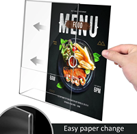 Bingkai Foto PS Transparan Bentuk L, Berdiri Sendiri, untuk Film Instax Mini 3 Inch, Strip Foto Booth 2*6  3*4