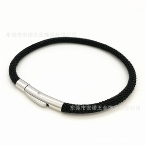 Red <b>String</b> <b>Bracelet</b> 3-4mm Handmade Woven Unisex Jewelry Gift For Couple - Product Image 5